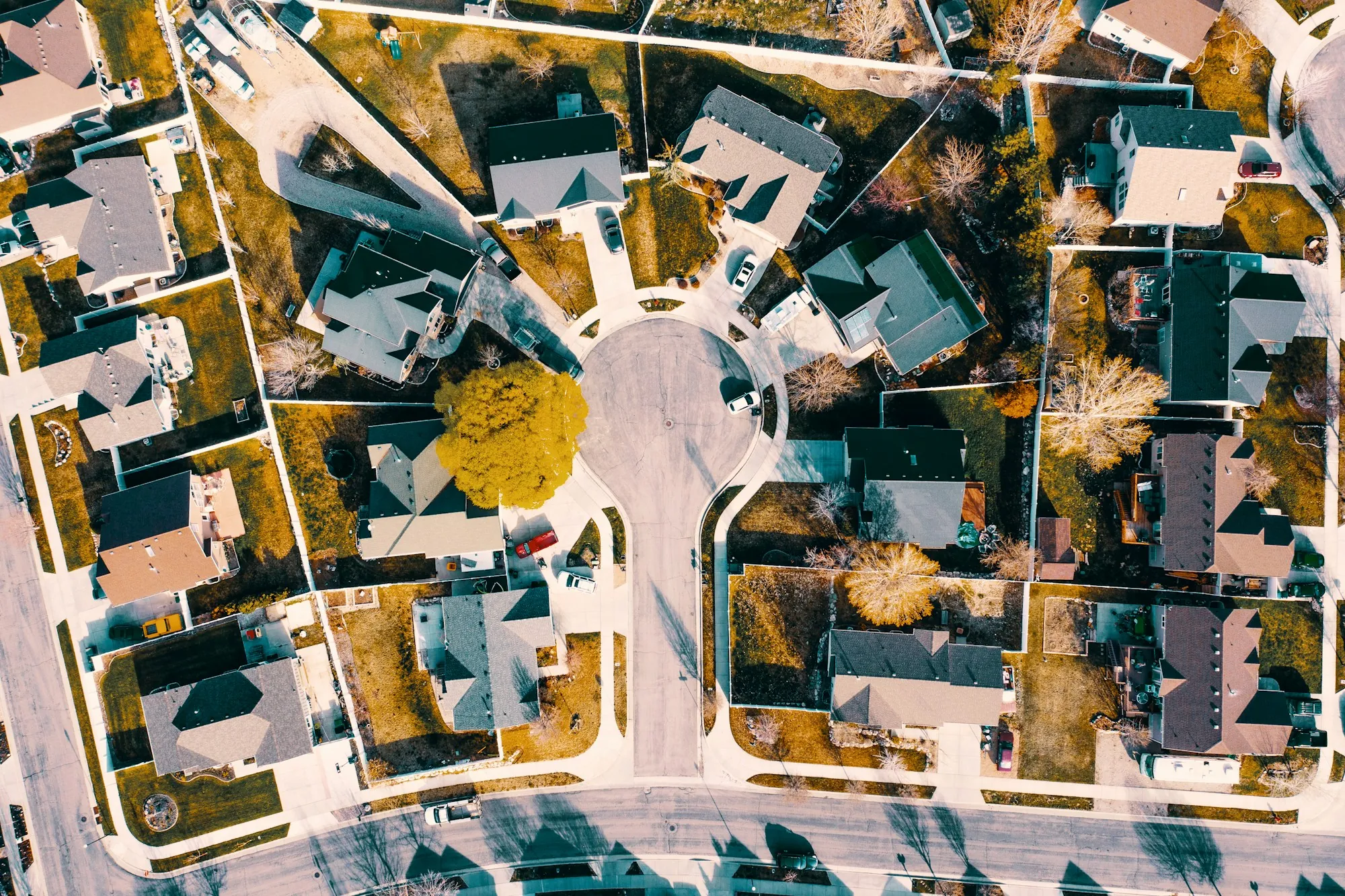 Serving Fountain Valley and the Surrounding Orange County Communities Aerial view of a residential neighborhood